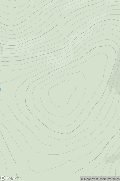 Thumbnail image for Black Craig [Braemar to Montrose] [NO430905] showing contour plot for surrounding peak